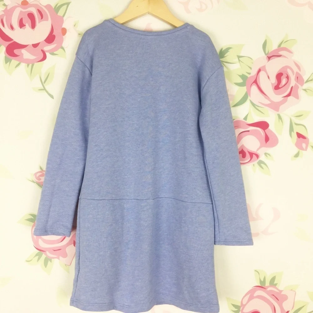 Gymboree Girl Jersey Swan Sequin Tunic Dress M